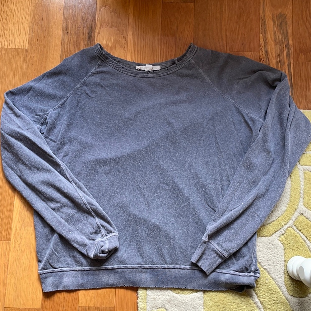 Lovestitch Distressed Grey Sweatshirt